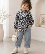 شومیز دخترانه طرح پلنگی - تصویر 3